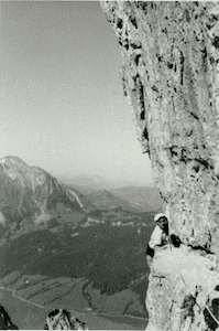 Klettern um 1950
